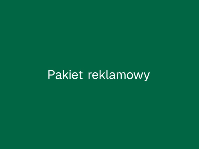 Pakiet reklamowy