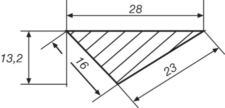Tropfkantenprofil 1595, Anwendungsbild 1