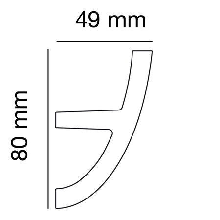 Profil ozdobny TL 3373, Anwendungsbild 1