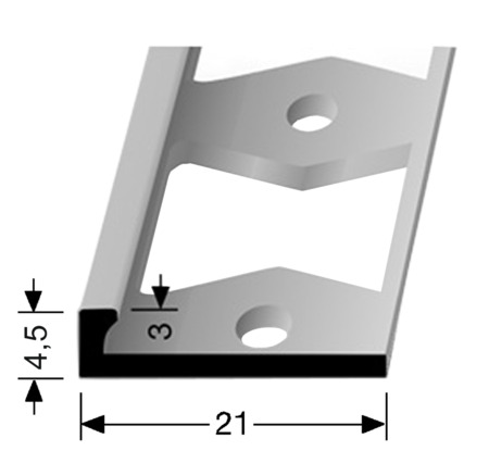 Aluminiowy profil L 3144