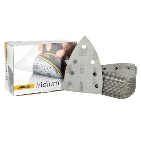 Zestaw pasków szlifierskich Iridium, 100 x 152 x 152 mm, P60/P80/P100/P120, 1431