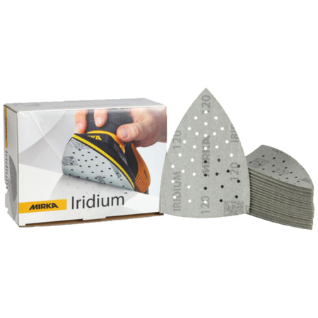 Zestaw pasków szlifierskich Iridium, 100 x 152 x 152 mm, P60/P80/P100/P120/P180, 1431