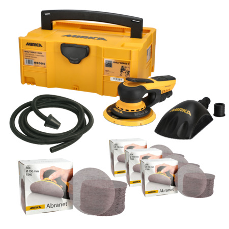 Zestaw szlifierki mimośrodowej Mirka DEROS II 5650CV, 3305