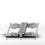 Aluminiowy profil do fug elastycznychl 3143