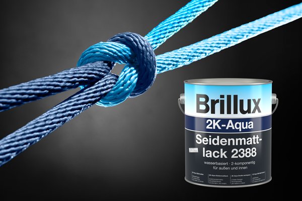 Trwały i wytrzymały: Brillux 2K-Aqua Seidenmattlack 2388
